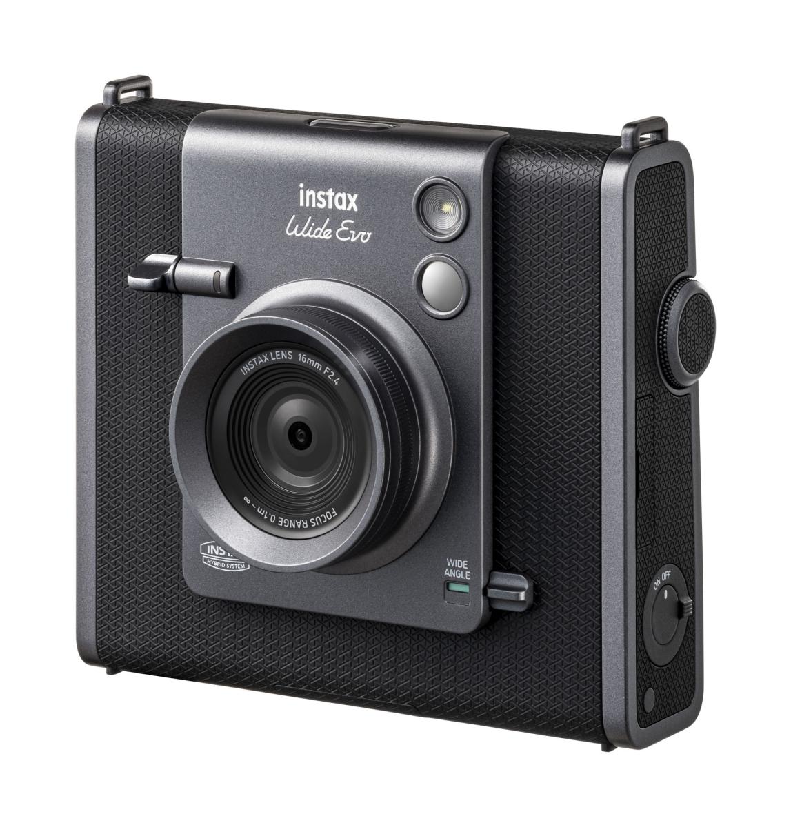 instax by FUJIFILM WIDE Evo črn instant fotoaparat